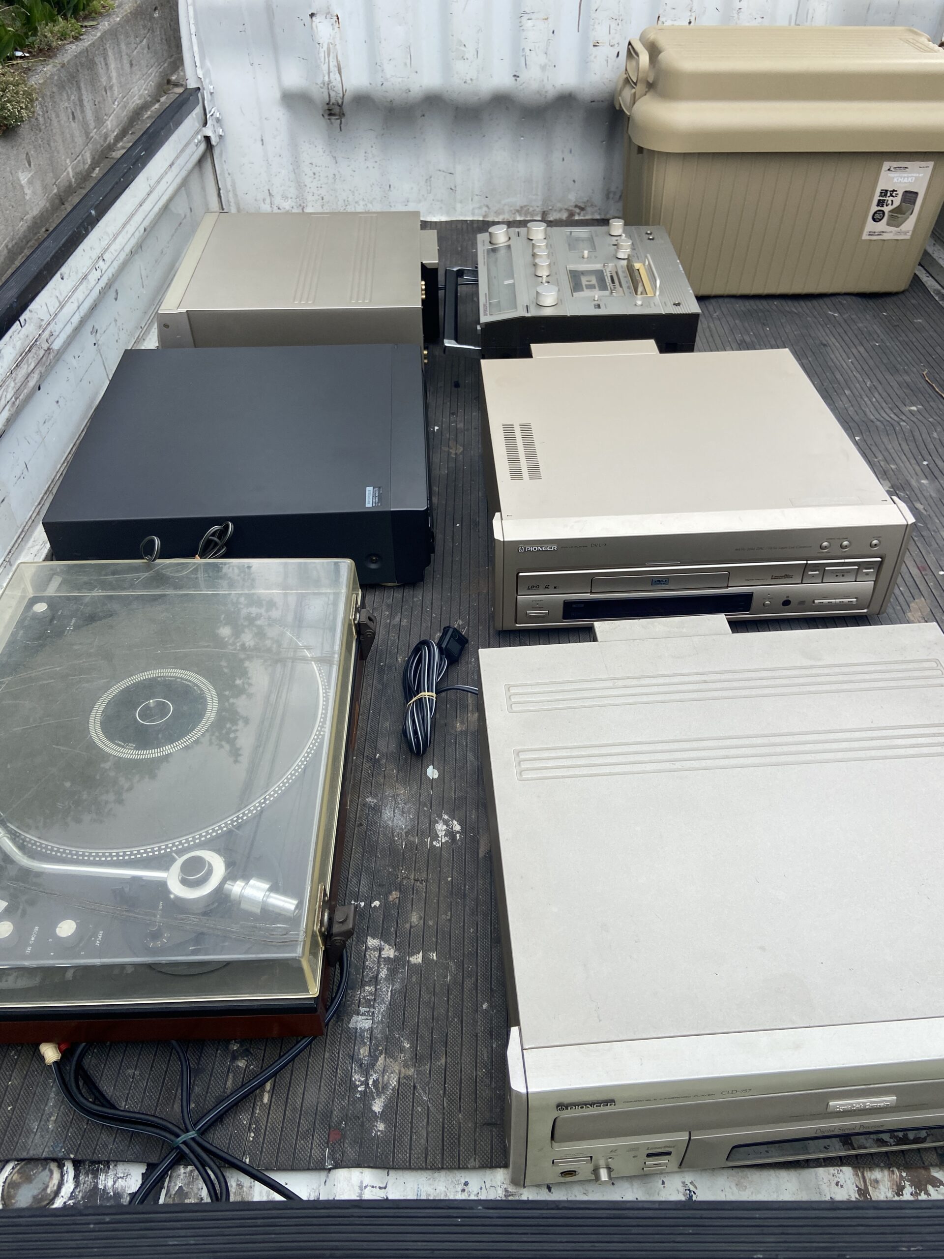 令和6年6月6日　青森市にてオーディオ機器買い取り、レーザーディスク買い取り、不用品買い取りのご依頼