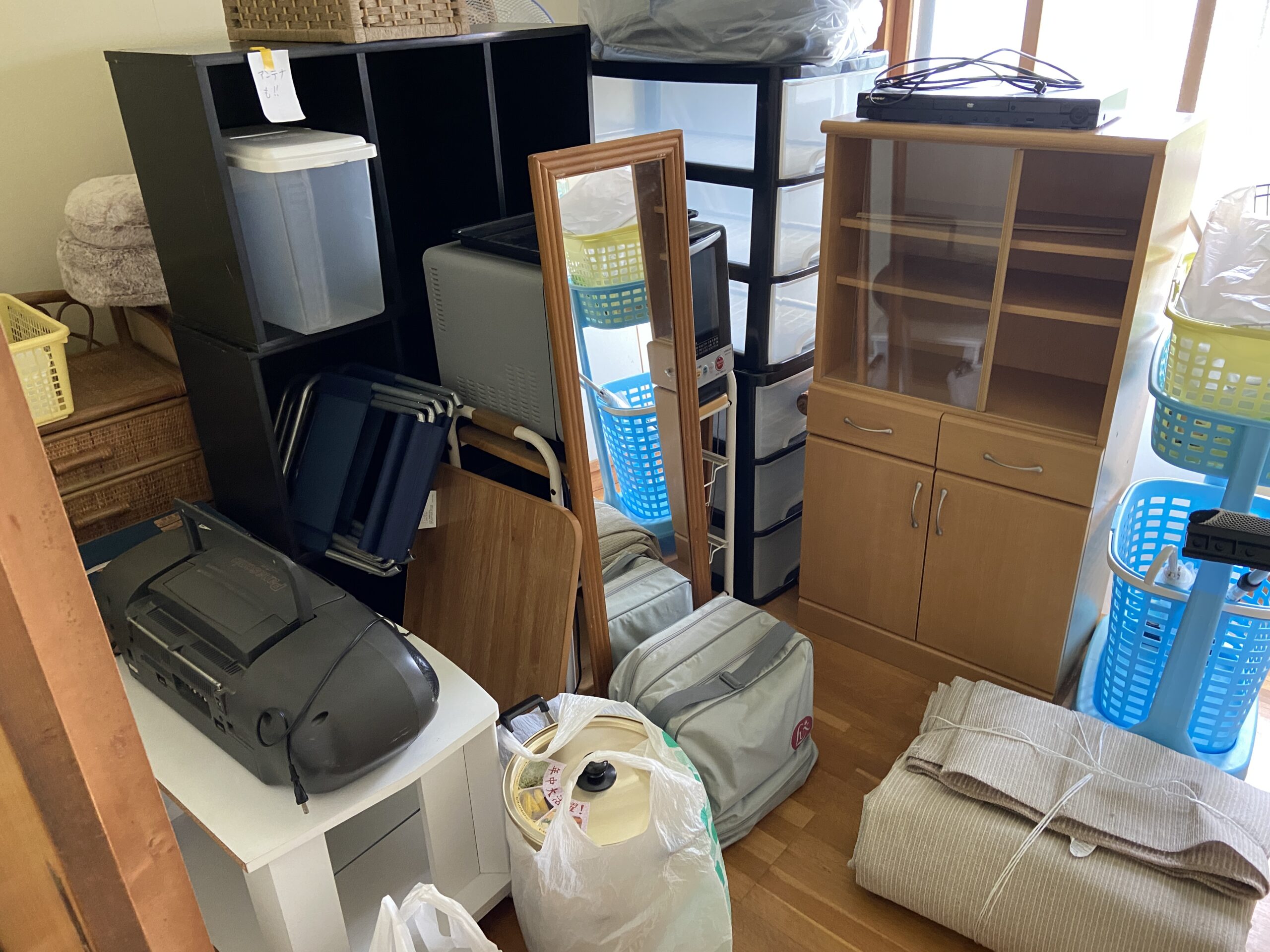 2024年6月15日　青森市にて引っ越しに伴い、不用品回収、残置物撤去、リサイクル家電回収のご依頼