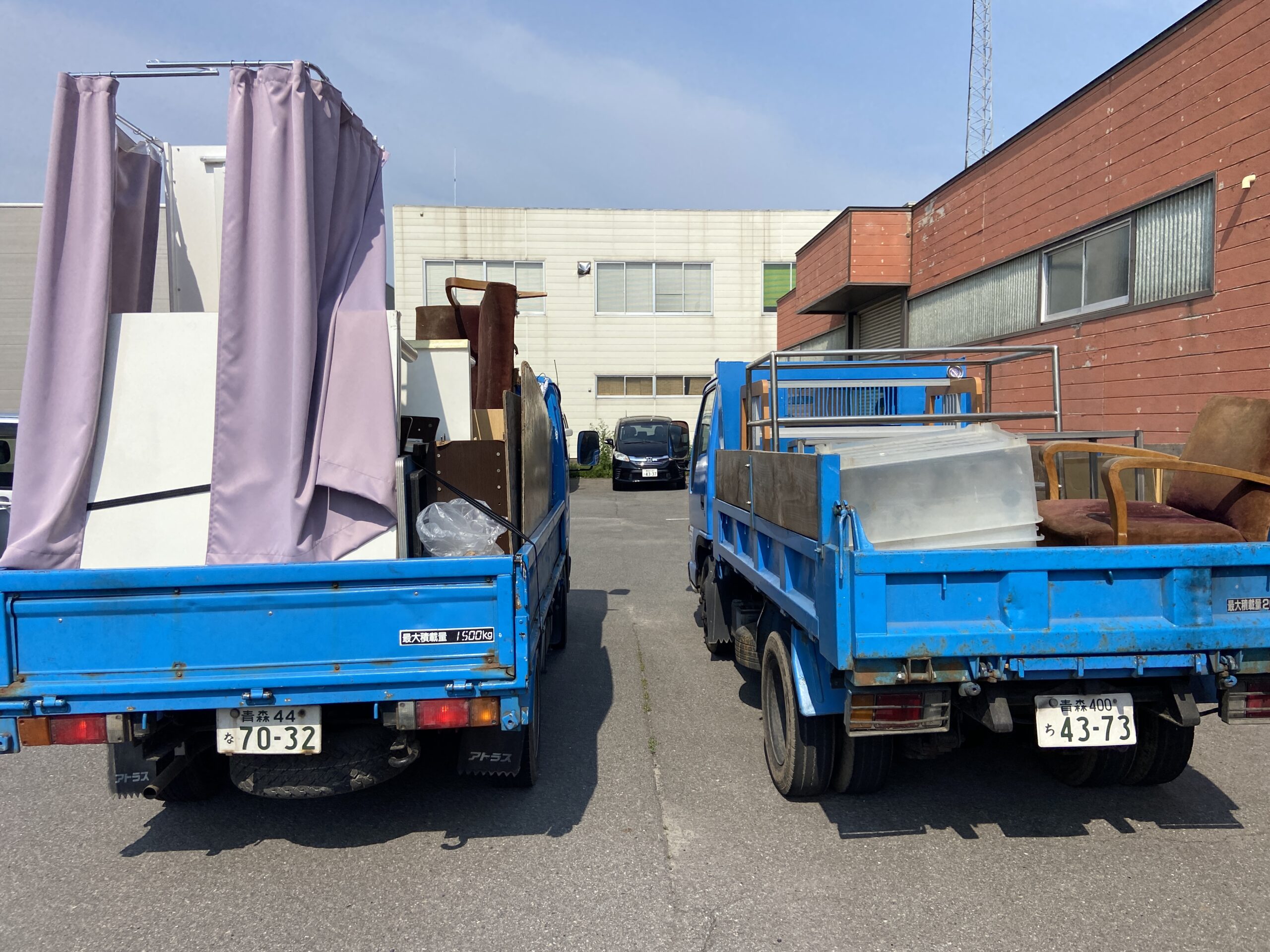 2024年7月9日　青森市の法人様よりオフィス系ゴミ、不用品回収、産業廃棄物収集運搬のご依頼